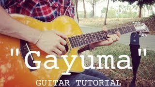 Abra  Gayuma  CHORDS TUTORIAL [upl. by Nettle]