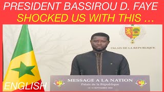 Senegal President SHOCKING ANNOUNCEMENT WOW africa reaction news [upl. by Frisse]