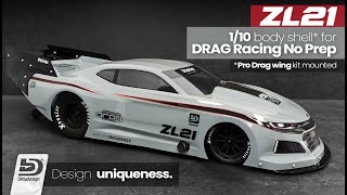 FIRST LOOK by Team Sagan ZL21 our first body ever for 110 Drag racing [upl. by Adnawaj]