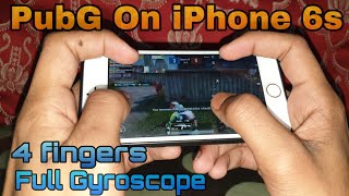 iPhone 6s PubG test after update 0170 4 fingers full gyro Max Settings [upl. by Scoles]