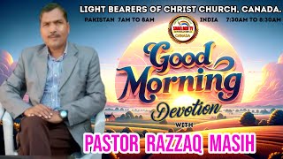 🔴 LIVE  MORNING DEVOTION WITH  PASTOR SHAKEEL GILL SHAELOKH TV INTERNATIONAL  18112024 [upl. by Egiedan259]