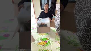 unboxing oven viralvideo minivlog adayinmylifekeseharianiburumahtanggadikampung [upl. by Vonny627]