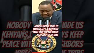 Let no one divide us fellow kenyans uhurukenyatta news duet rigathigachagua [upl. by Natsirhc]