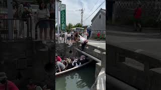 Yanagawa river rafting japan shorts reels beauty [upl. by Ignazio]