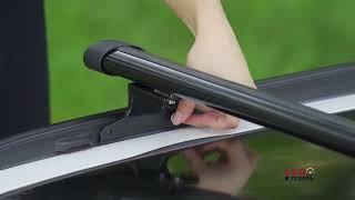 49s to Install a Roof Rack CrossBars for Jeep Compass 20182022LEDKINGDOMUS [upl. by Danny659]