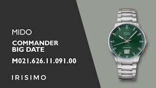 MIDO COMMANDER BIG DATE M0216261109100  IRISIMO [upl. by Hanover]