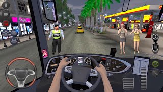 Long City Bus Driver 🚍🔥 Bus Simulator  Ultimate Multiplayer Bus Wheels Games Android [upl. by Ardek853]