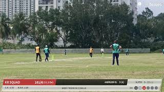 Live Cricket Match  DICKENSON ROAD BANGLORE vs KR Squad  03Oct24 1144 AM 15 overs  JOYALUKKAS [upl. by Kelbee155]