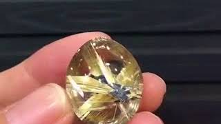 The best quality rutilated quartz crystal [upl. by Naliorf]