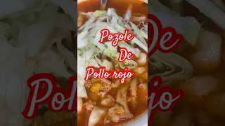 Pozole rojo de pollo 🐥 comida pozolerojo shorts vlogs youtubeshorts nayelyhiguera pollo [upl. by Berhley]