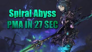 27 SEC XIAO C6 VS PMA Spiral Abyss 33 1211 [upl. by Bubb]