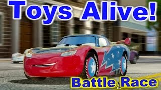 Cars 2 The video game ☆ Daredevil Lightning McQueen ☆ Battle Race on Hyde Tour [upl. by Yajnas915]