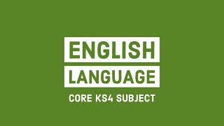 English  Core KS4 Subject [upl. by Hoye]