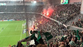 Hammarby  Djurgården 2024 MÅLJUBEL  VI ÄR GRÖNVITA BRÖDER [upl. by Norab]