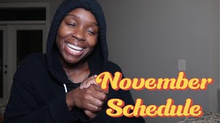 Flight Attendant Life  November Schedule [upl. by Hehre]