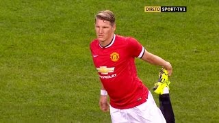 Bastian Schweinsteiger debut for Manchester United  MU vs Club America 1872015 [upl. by Devol681]