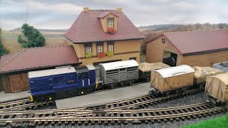 Diesels Shunting Switching on my model railway layout [upl. by Yelsa]