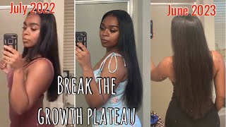 FINALLY break the hair growth plateau natural sister 7 easy amp cheap steps [upl. by Neeluj]