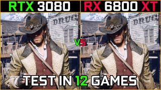 RTX 3080 vs RX 6800 XT  Test in 12 Games  1440p  2160p [upl. by Nirroc]