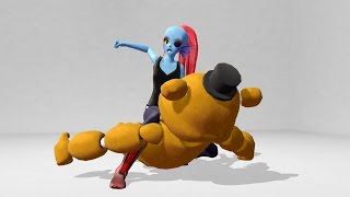 MMD x Undertale x FNAF Dont Jumpscare Undyne [upl. by Anaigroeg]