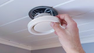 Remove and Clean Round Air Vents [upl. by Hamford]