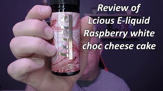 A Unique Flavour Experience Discover Luscious ELiquid Raspberry White Choc Cheesecake [upl. by Tisbee]