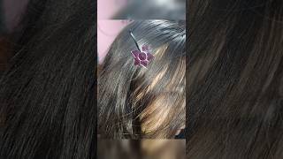 Diy mirror hair clip diy trending craft shortsfeed shorts ideas [upl. by Cuttler]