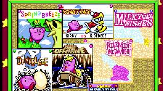 Kirby Super Star  Menu select Slowed [upl. by Analak]