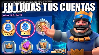 COMO CONSEGUIR LA INSIGNIA DE ESPECTADOR DE LA CRL EN TODAS TUS CUENTAS DE CLASH ROYALE [upl. by Alag]