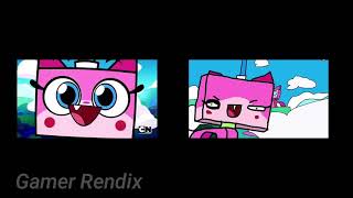 Unikitty intro theme song comparison [upl. by Towrey]