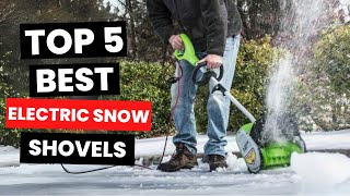 Top 5 Best Electric Snow Shovels 2025 [upl. by Adnat]