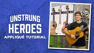 Make an quotUnstrung Heroquot Guitar Applique Quilt with Rob [upl. by Nanice848]