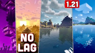 Top 5 Best NO LAG Minecraft Bedrock 121 Ultra Realistic Shaders Android iOS Win 10 [upl. by Voorhis911]