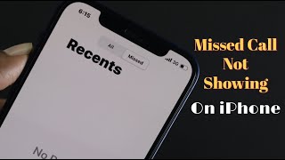 How to Fix iPhone Not Showing Missed Calls on My Screen [upl. by Eads]