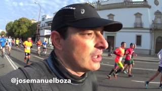 EDP Medio Maratón de Sevilla 2017 desde dentro [upl. by Izaak]