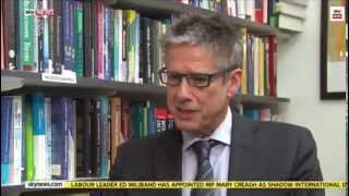 Prof Christian Dustmann on Sky News 5th November 2014 [upl. by Eisserc]