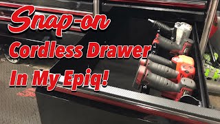 SNAPON Cordless Drawer Insert In A 68quot Epiq [upl. by Nednyl]