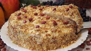 Шустрый Торт Сметанник Рецепт проверенный годами очень нежный и вкусный [upl. by Nonnarb]