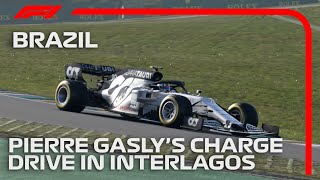 Pierre Gasly Charge To 8 Points In Interlagos  F1 2020 Brazil [upl. by Roybn]