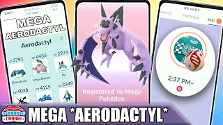 MEGA AERODACTYL COUNTER GUIDE 100 IVs Moveset amp Weakness  Dark ROCK Evolution  Pokémon Go [upl. by Dyoll]