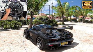 1100HP McLaren Senna  Forza Horizon 5  Thrustmaster T300RS gameplay [upl. by Nilhsa]