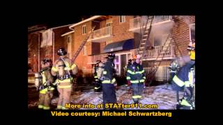 STATter911 3alarm fire at Pikesville MD apartment building [upl. by Lorri]