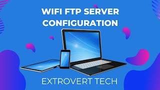 How to Transfer Files Wirelessly Between PC and Smartphone Using FTP howto WirelessFileTransfer [upl. by Kubis]