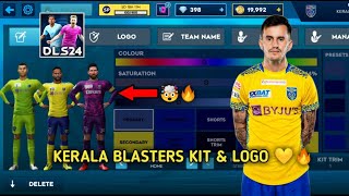 Kerala Blasters kit and logo dls 24  dls 24 kerala blasters kit  malayalam [upl. by Neila]