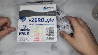 Trace Minerals ZEROLyte Variety Pack Electrolyte Powder Drink Mix Sodium Hydration Supplement Review [upl. by Krystal]