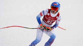 Mikaela Shiffrin WINS Downhill World Cup Finals Courchevel 2022 [upl. by Coates]