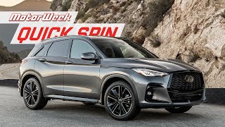 2023 Infiniti QX50 Sport  MotorWeek Quick Spin [upl. by Okire166]