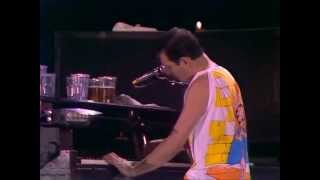 BOHEMIAN RHAPSODY  QUEEN LIVE AT WEMBLEY FRIDAY 11 JULY 1986 [upl. by Marin350]