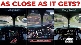 Recreating DRIVERS EYE  Realistic and Immersive Cockpit Cam  F1 2021 vs Assetto Corsa vs AMS 2 [upl. by Fraser]