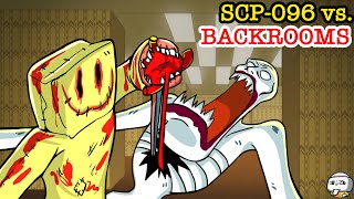 SCP096 vs The Backrooms Partygoer SCP Animation [upl. by Tenahs]